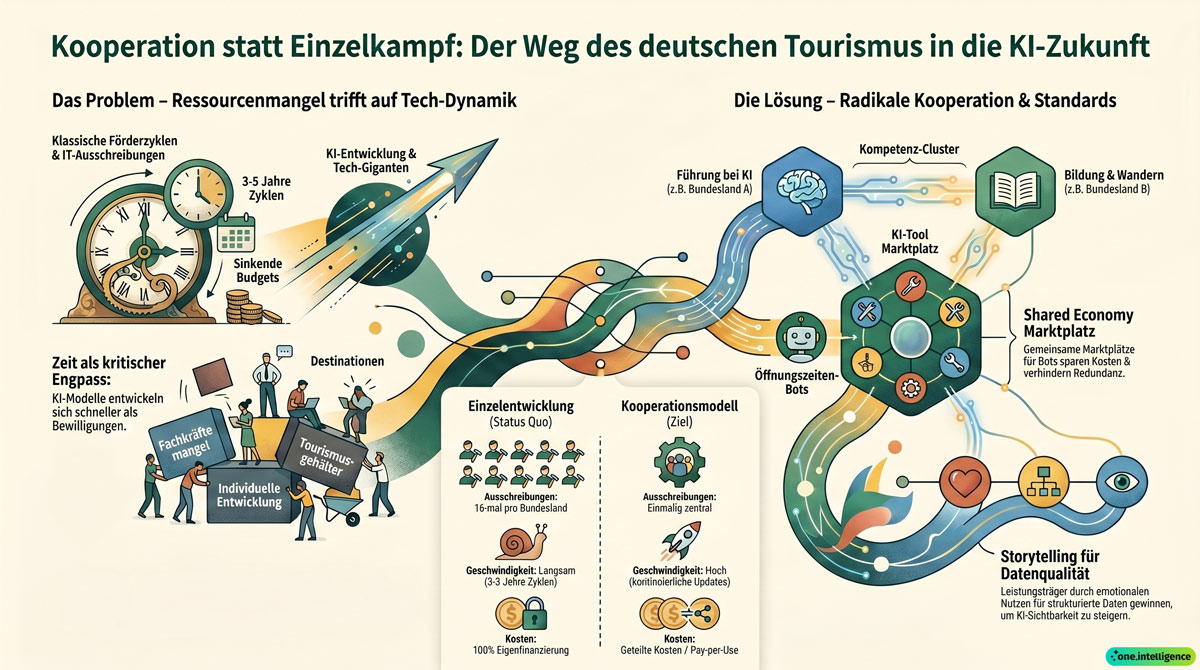 KI-generierte Infografik als Zusammenfassung der Session
